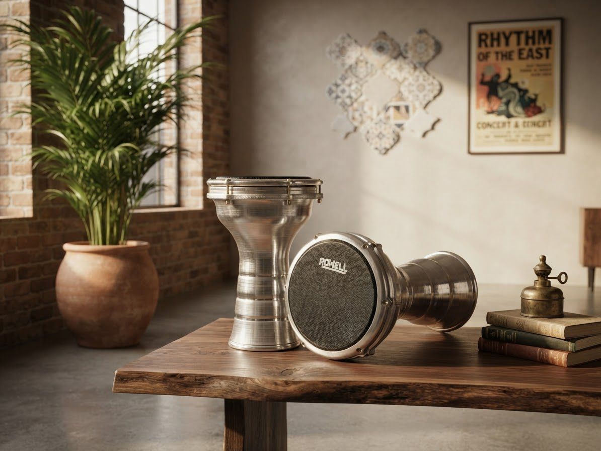 Aluminium Darbuka Silver