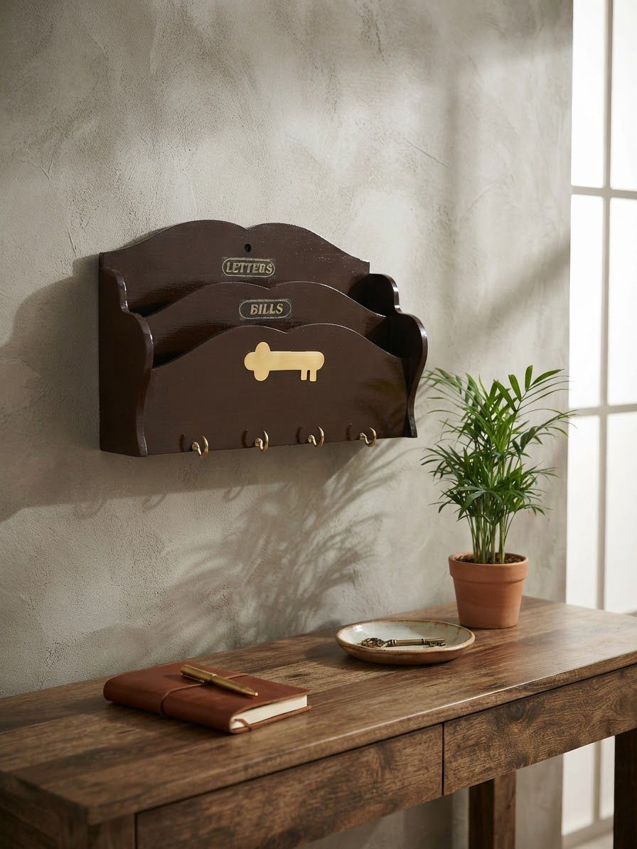 Key Holder Mail Rack Wall Mount
